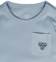 Hummel Body I/e   HmlMini   Rib   Skyway   Hummel   1½ år (86)   Langermet Body   Lyseblå