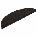 vidaXL Selvklebende trappematter 15 stk brun 65x21x4 cm nålestempel