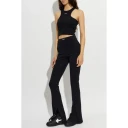 Off White Dame Topper Svart S,