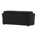 Venture Design Laurel skammel Svart 110 x 50 cm Svart
