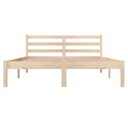vidaXL Sengeramme heltre furu 135x190 cm 4FT6 Double