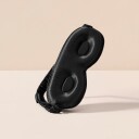 Lenoites Mulberry Silk Contour Sleep Mask Black 1pcs
