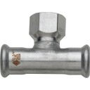 76 x 3/4" x 76 mm TURBO T-stykke i rustfritt stål
