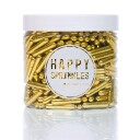 Happy Sprinkles Sukkerstenger Gull 90g | Slikkepott.No