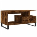  Salongbord røkt eik 90x49x45 cm konstruert tre 8721012113442