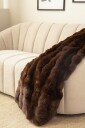 KMCarpets Bubble Pledd 130x170 Brun