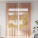  Voilegardiner med hemper 2 stk terrakotta 140x260 cm 8721158553416