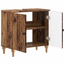 vidaXL Baderomsvaskeskap ALKMAAR Gammelt tre 59,5 x 31,5 x 59 cm