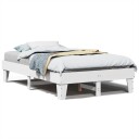  Sengeramme uten madrass hvit 120x190 cm heltre furu 8721158370013
