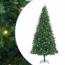  Kunstig juletre med 300 LED grønn 300 cm PVC og metall og plast