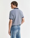 Gant Kortermet piquéskjorte i regular fit DUSTY NAVY XL