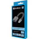 Sandberg DisplayPort til HDMI Adapter 20 cm med 4K Støtte