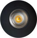 Nordesign Out tiltbar lavtbyggende downlight utendørs 11W 3000K IP65 RA90 dimbar - Svart