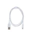 DACOTA PLATINUM USB-LIGHTNING KABEL 1M, HVIT