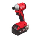 Milwaukee Slagskrutrekker M18 Blidrc Med 2 Stk. Batterier Og Lader