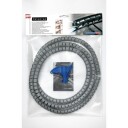 Hellermann Tyton 161 64406 Kabelspiral Ø 25 mm x 2 m Sølv Installasjonsmaterial