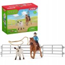 Schleich Cowgirl Team Roping Fun Lekesett med Dyr i Plast