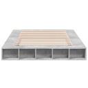  Sengeramme betonggrå 150x200 cm konstruert tre 8721102621246