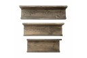Vegghylle Urgby 60x15 cm   Brun