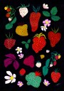 Whimsical Strawberry Harvest Plakat / 30x40