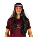 Hippie Utkledning Kit m/ pannebånd briller og halskjede
