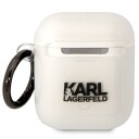 Karl Lagerfeld Karl Lagerfeld Kla2hnchtct Airpods 1/2 Deksel Gjennomsiktig Ikonik Choupette