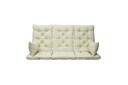 Sofapute med ryggstøtte Maxi Høy Rygg med Sideputer Beige   Beige
