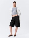 Monki Wide Jorts   Black   34