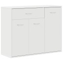 vidaXL Skjenk hvit 88x30x70 cm sponplate