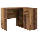  Hjørneskrivebord Gammelt Tre 102x88x75 cm Konstruert Tre