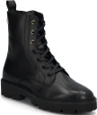 Tommy Hilfiger Th Stud Leather Lace Up Boot   Black   40