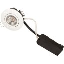 Scan Products Luna Low Profile downlight matt hvit 3000K 6 stk