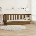 vidaXL Dagseng honningbrun 90x190 cm heltre furu