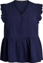 Zizzi   Bluse vVivu S/L   Blå