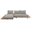 Cane line Sticks sofa m/ sjeselong Teak/light brown