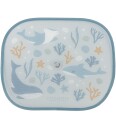 Little Dutch Solskjerm til Bil - 2-pack - 36x44 cm - Ocean Drømm - Little Dutch - OneSize - Solbriller - Blå