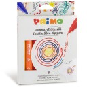 Primo Tekstilpenner 8 sett