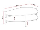 Aggarwal Sofabord 90 cm -
