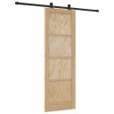 vidaXL Skyvedør med hardware-sett 73,5x211 cm Solid furutre