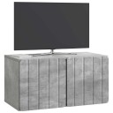  Vegghengt TV skap Betonggrå 59,5 x 31 x 30 cm Konstruert tre