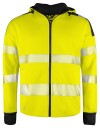 ProJob 6110 Hettejakke En Iso 20471 Kl 3/2 Yellow/Black 4XL