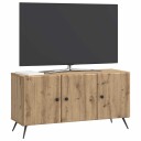  TV skap Artisan eik 99 x 34,5 x 50 cm Konstruert tre