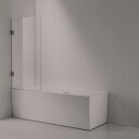 Sanipro vegg Style 75   8mm Glass Krom / 75cm Klart SA 10015