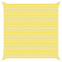 vidaXL Solskygge seil 5 x 5 m 100% polyester Oxford Torget Gul og hvit