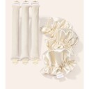 Lenoites Heatless Curling Rods with Caps 3-Pack Set Golden Sand