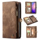 CaseMe 2-i-1 Multifunksjonell Samsung Galaxy S10+ Lommebok-deksel Brun