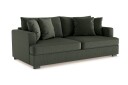 Rossita 3 seters Dyp Sofa i Kordfløyel   Mørkegrønn