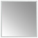 vidaXL LED Badevindu med speil Gjennomsiktig 50 x 50 cm herdet glass