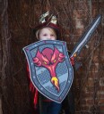 Great Pretenders Kostymer Dragon Sword Grå/Rød OneSize Kostymer