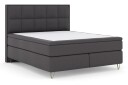 Select No 6 Komplett Sengepakke 210x210 F/M Lateks/Memory Mørkegrå/V formede Metallben